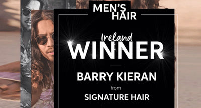 Barry Kieran wins top hairdressing award Wella Trend Vision 2020